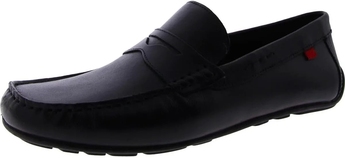 

Мужские кожаные повседневные лоферы с пенни Marc Joseph New York, черный