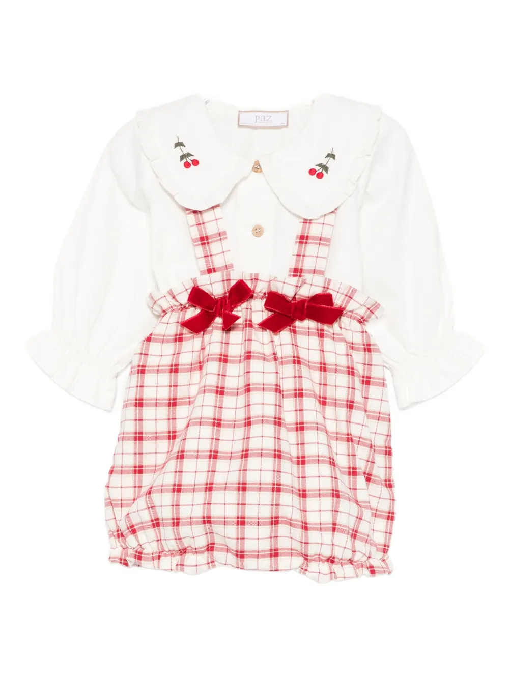 

Клетчатые шорты (набор из двух) Paz Rodriguez, красный