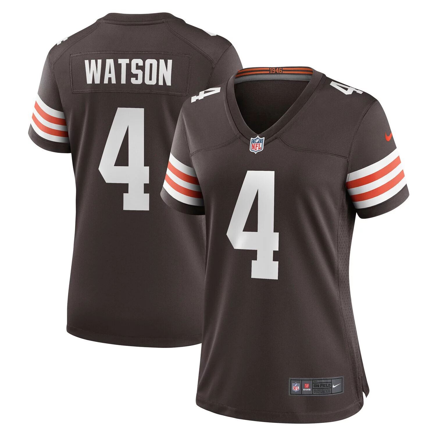 

Женское игровое джерси Nike Deshaun Watson Brown Cleveland Browns Nike