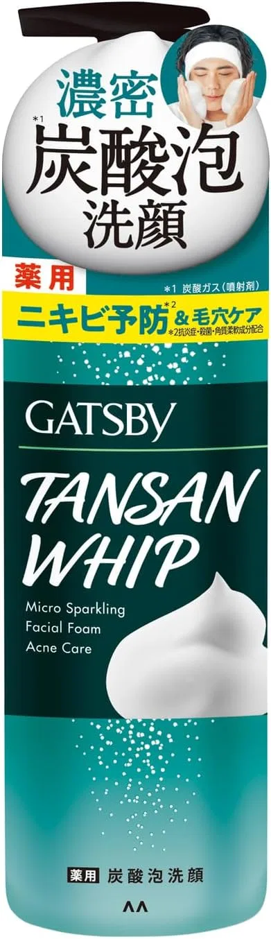 Пенка для умывания Gatsby (Gyattsubī) — Micro Sparkling Foaming Face Wash, 200 г