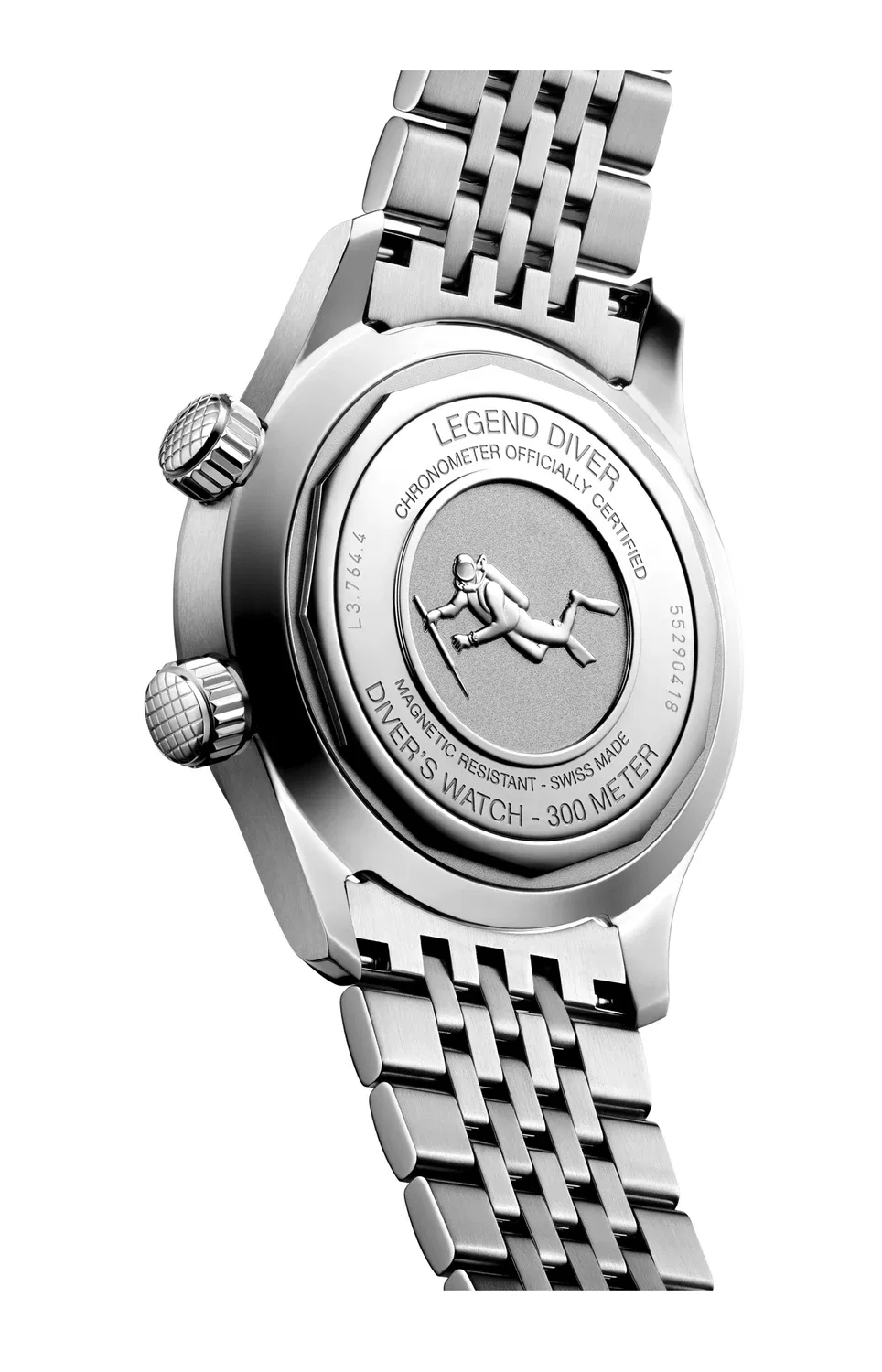 LONGINES LEGEND DIVER 39 ММ - L3.764.4.90.6, золотой — фото 2