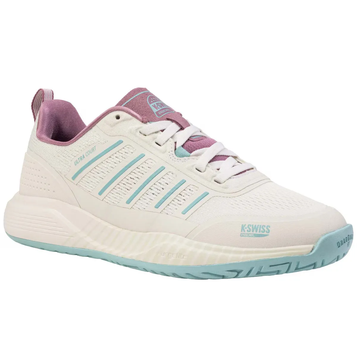 Женские туфли для падела ULTRA COURT PADEL K· Швейцарский K-Swiss, белый — фото 3