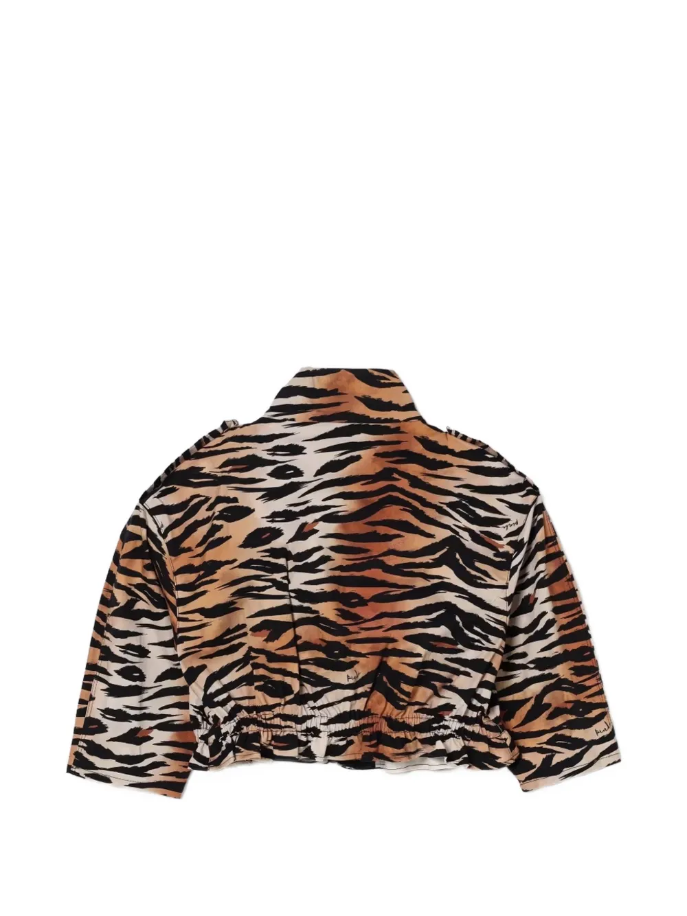 Куртка с тигровым принтом Pinko Kids, бежевый — фото 2