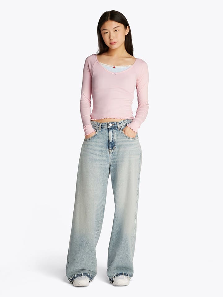 

Рубашка с длинным рукавом Tommy Hilfiger, розовый