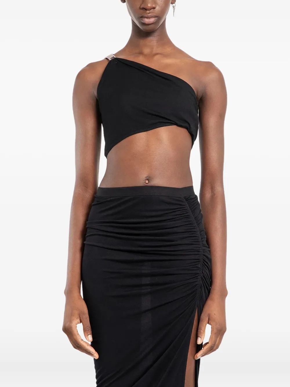 

Топ на одно плечо Hydra Rick Owens Lilies, черный