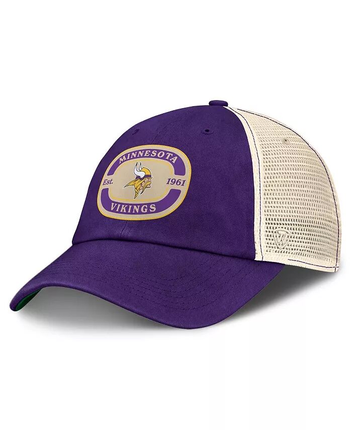 

Мужская фиолетовая регулируемая кепка с нашивкой Minnesota Vikings Team Patch Top of the World