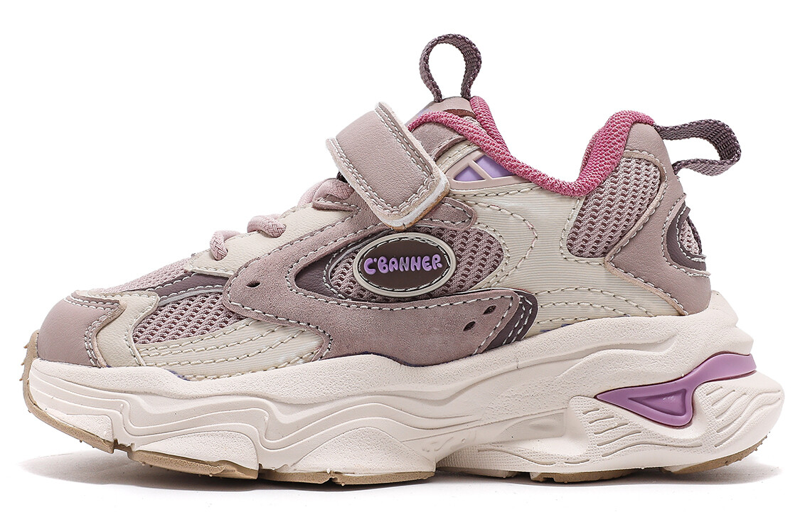 

Кроссовки C°BANNER Kids Lifestyle Shoes Kids Low-top Purple/beige, фиолетовый