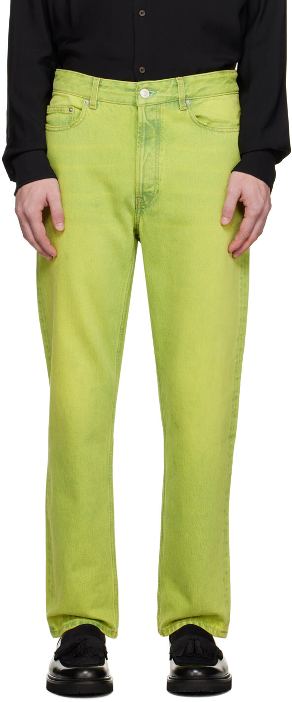 

Зеленые джинсы Bill Jeans Дайкири Won Hundred