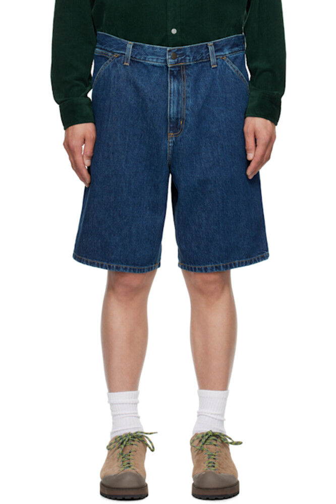

Синие джинсовые шорты до колена Carhartt Work In Progress