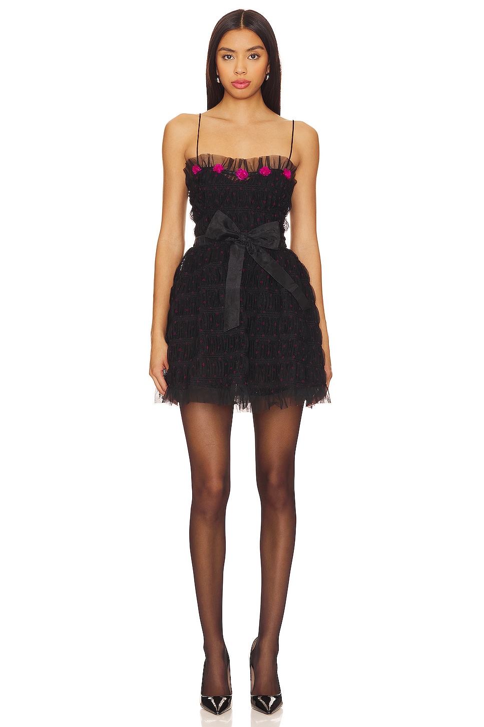 

Мини-Платье «дельфина» For Love & Lemons, черный