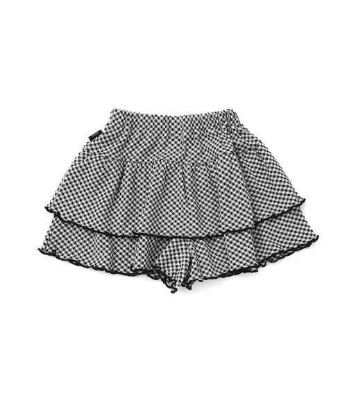 Юбка с оборками n.o.u.s Frill Culotte желтая — фото 3