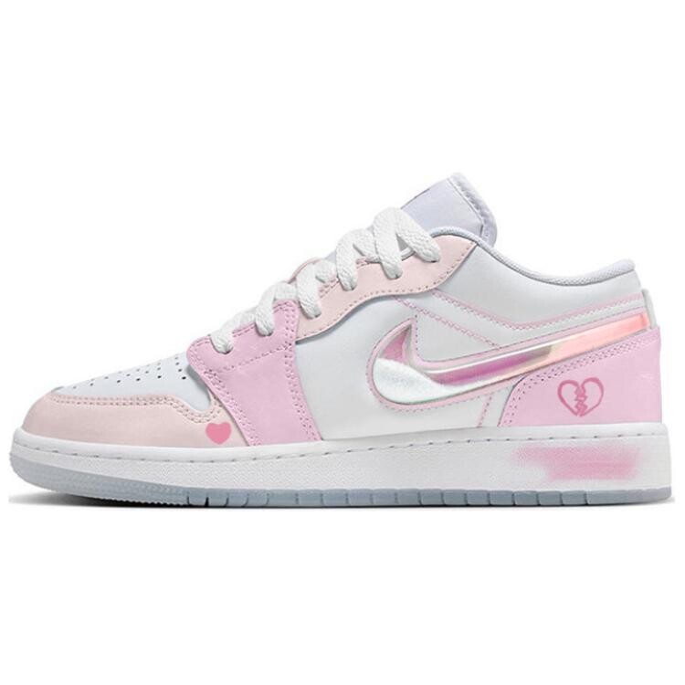 

Кроссовки Air Jordan 1 Vintage Basketball Shoes Women's Low-Top Pink, розовый