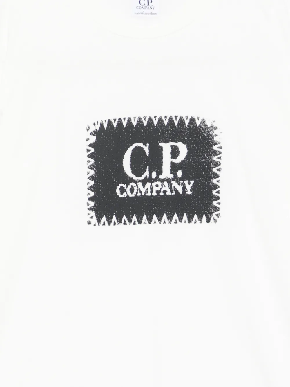 Футболка с принтом C.P. Company Kids, белый — фото 3