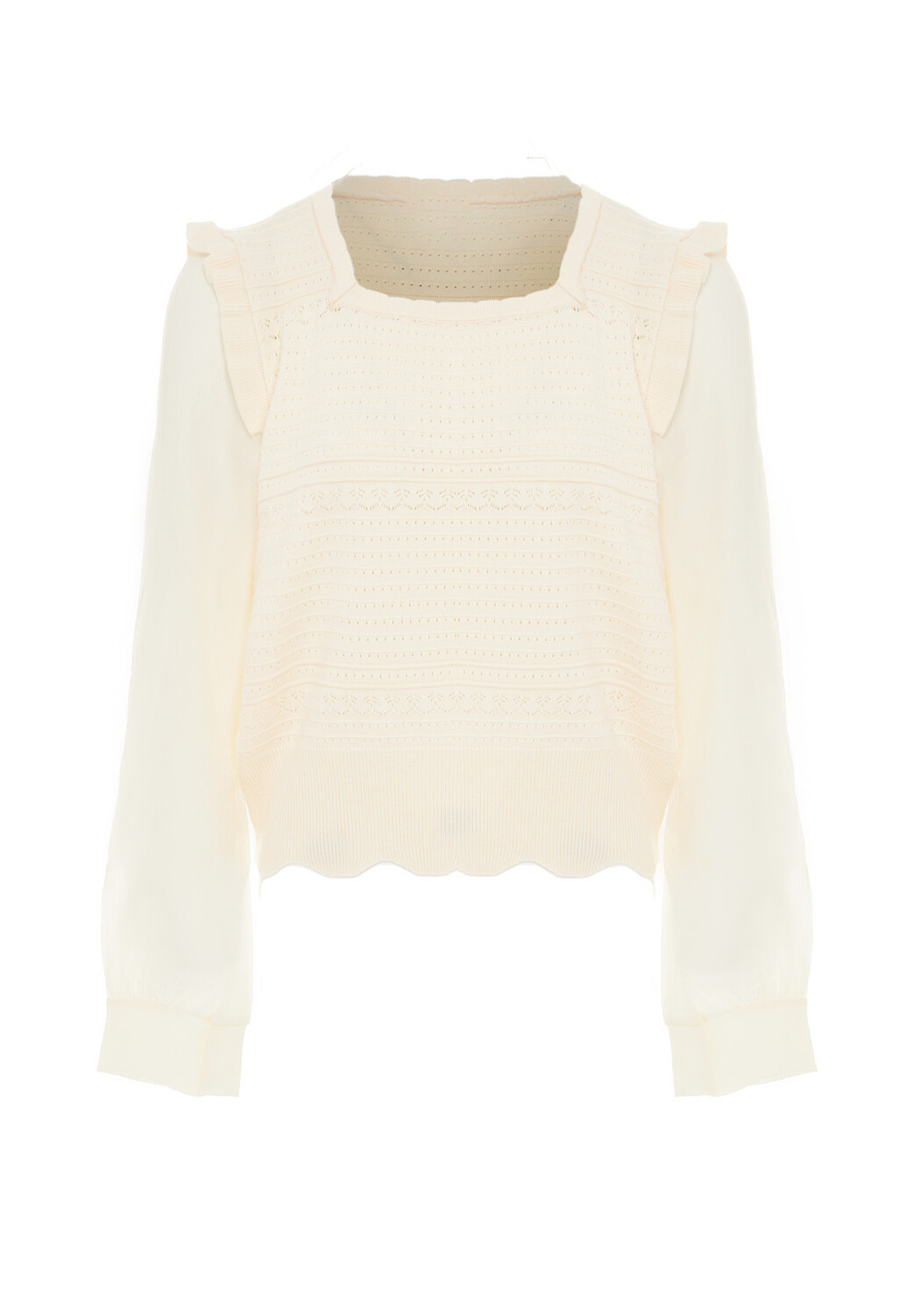 

Свитер NAEMI Longsleeveshirt, белый