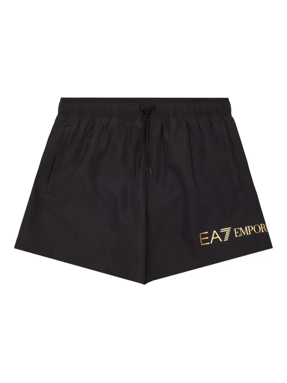 

Плавки-шорты с логотипом Ea7 Emporio Armani, черный