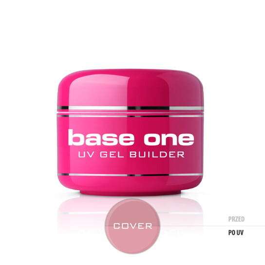 

Маскирующий УФ-гель для ногтей Cover, 15 г Silcare, Gel Base One