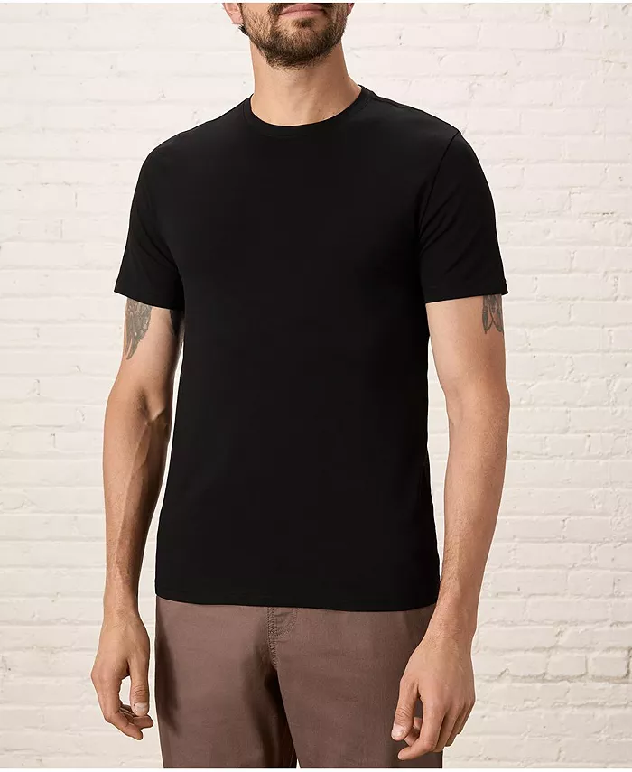 

Мужская футболка из органического хлопка Luxe Stretch Jersey Slim с круглым вырезом Pact, черный