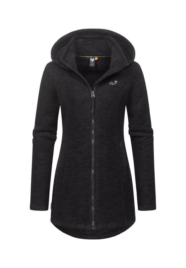 

Длинный кардиган лейша меланж Ragwear, черный