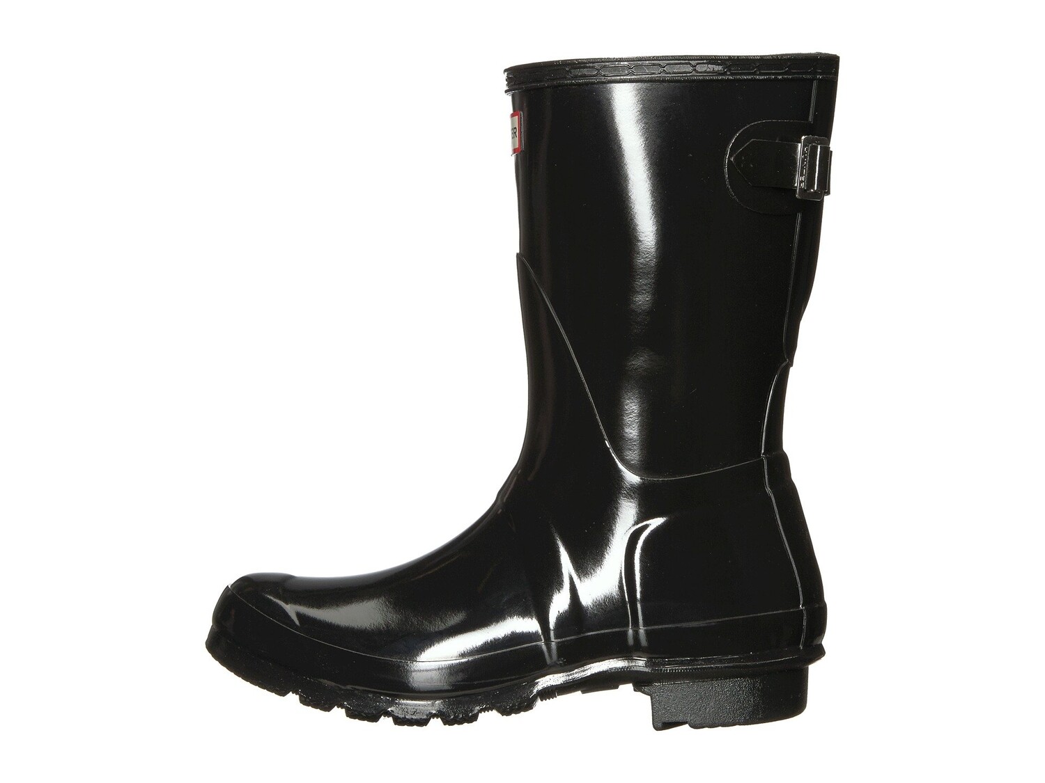 Сапоги резиновые Hunter Original Back Adjustable, черный — фото 4