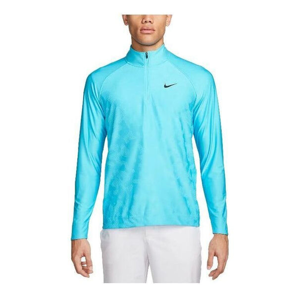 

Куртка dri fit adv tour 1 2 zip golf jacket Nike, синий