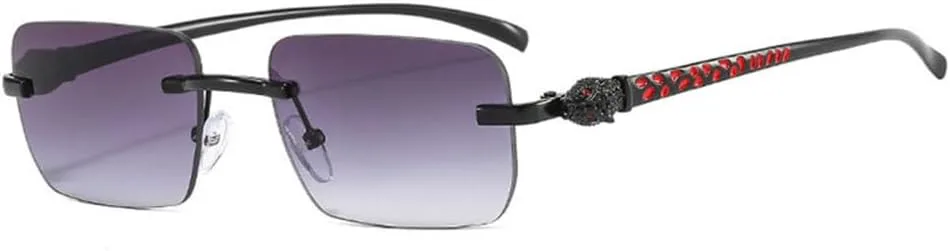 

Женские модные солнцезащитные очки MUTYNE в стиле ретро, ​​без оправы, с градиентным переходом цвета, линзы с режущей кромкой, женские очки без оправы, C04 Gray Red