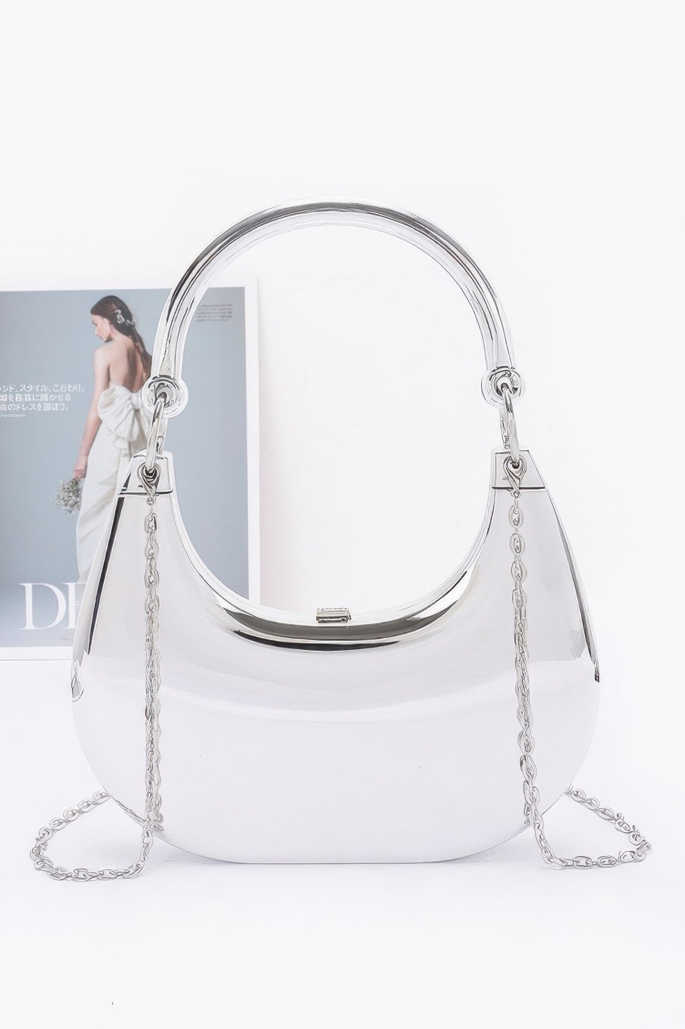 

Акриловая сумка-чехол FASHNZFAB, серебряный