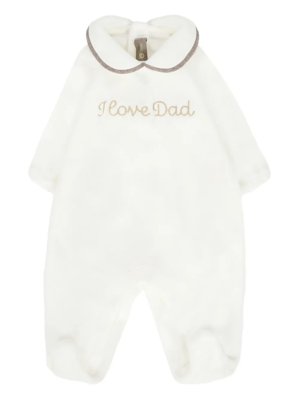 

Комбинезон с длинными рукавами и вышивкой Little Bear, белый