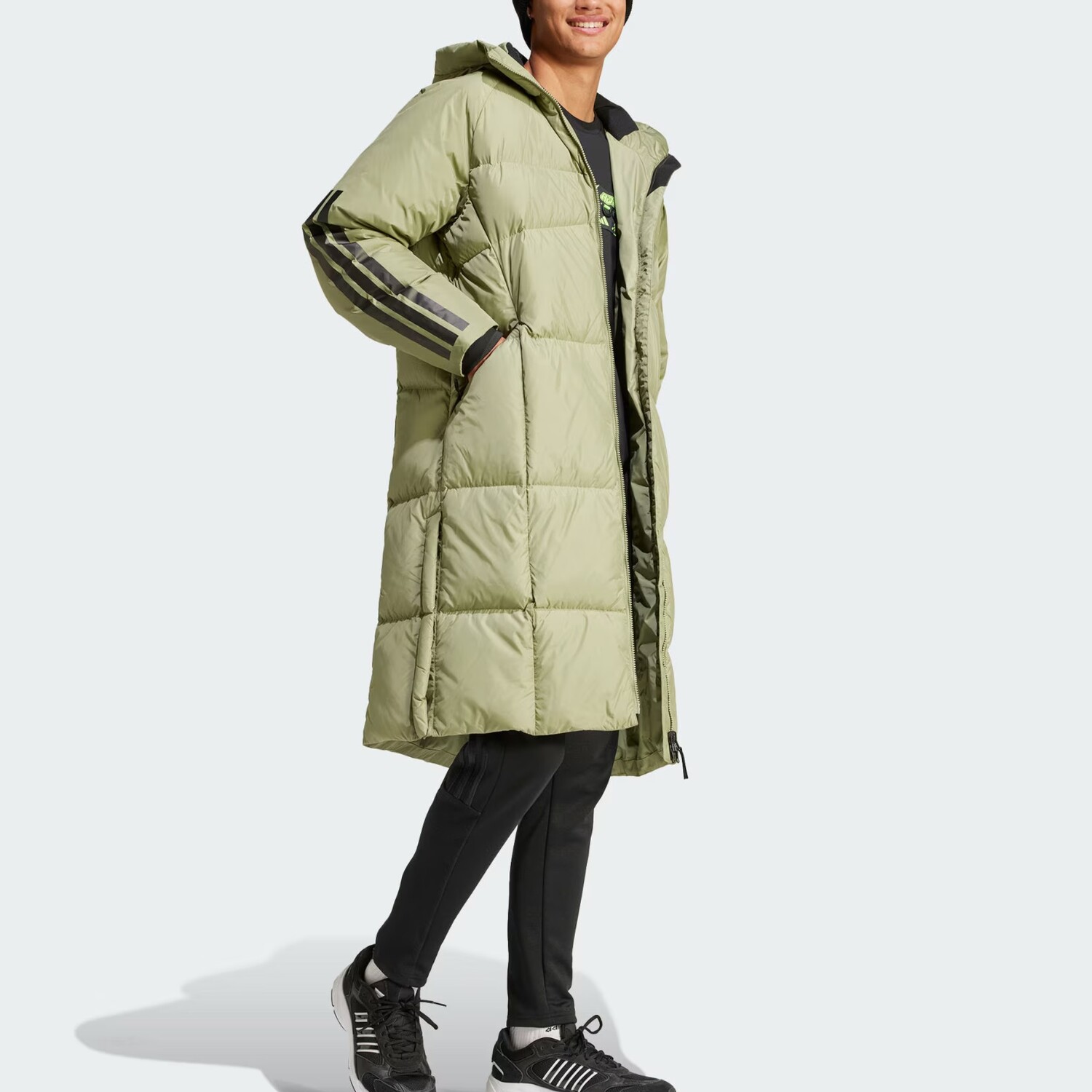 Стеганая куртка Cold.Rdy для мужчин, палатка, зеленый Adidas — фото 4