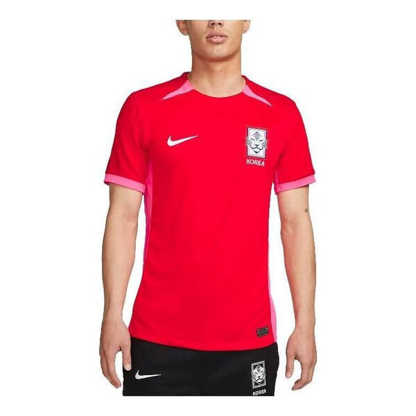 

Футболка Корея 2023 стадион домашний футбольный свитер dri fit Nike, красный