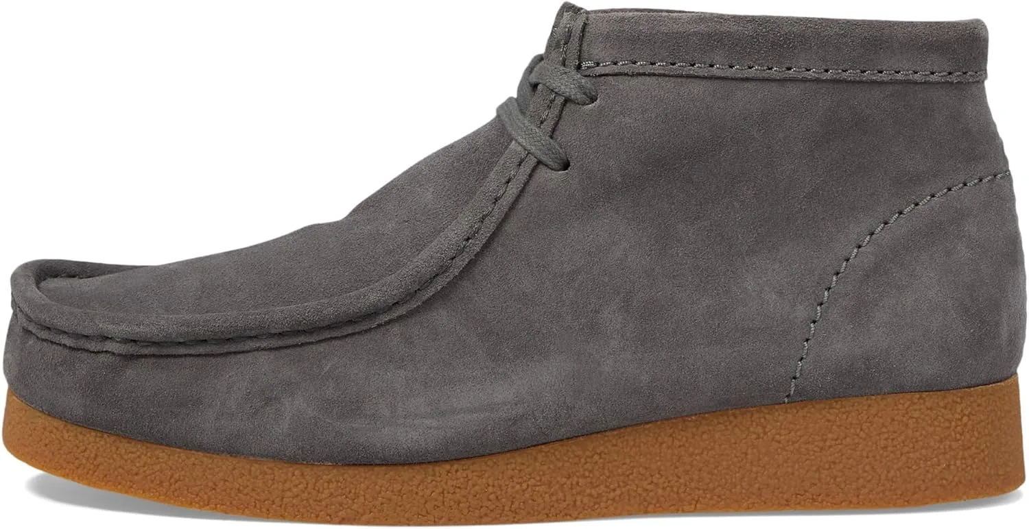 Мужские ботинки Clarks Wallabee Evo, ботинки Oxford, серый — фото 4