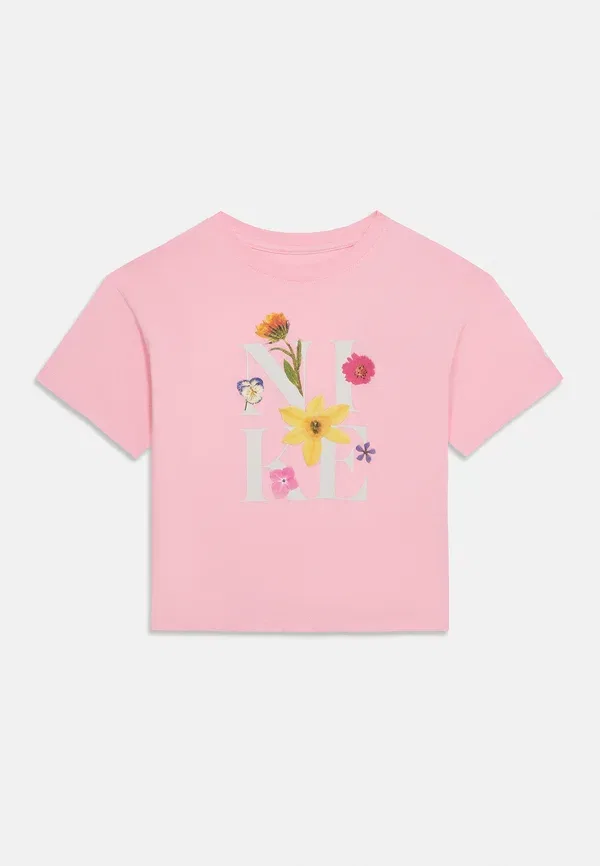 Футболка свободного кроя Nike Sportswear Tee Boxy Spring Print, нежно-розовый/белый — фото 3