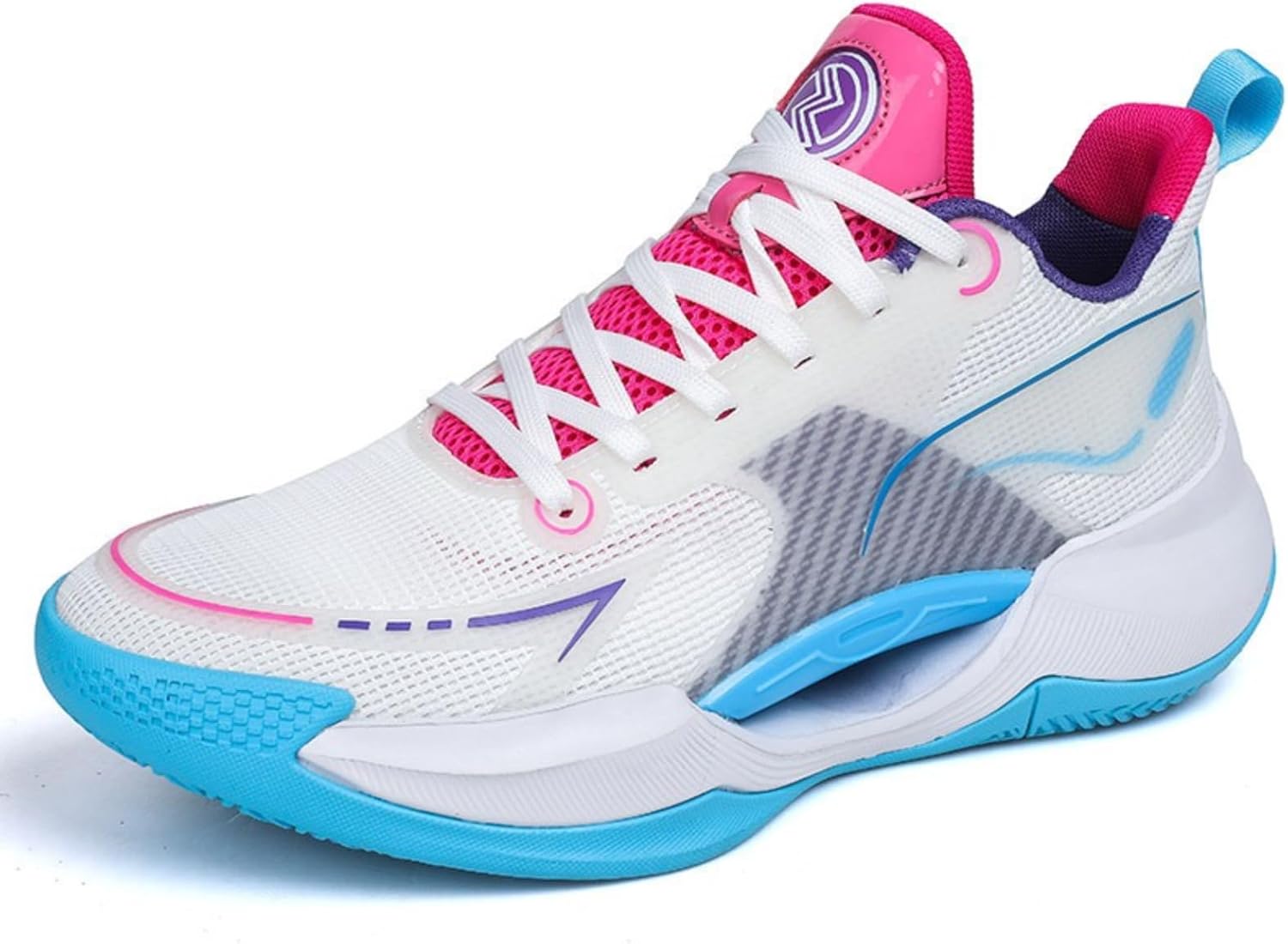 

Мужские модные дышащие сетчатые баскетбольные кроссовки на шнуровке средней высоты, унисекс, легкие нескользящие кроссовки для бега, тенниса и тренировок, классические кроссовки для ходьбы, спорта, волейбола и бейсбола Qklmwes, синий