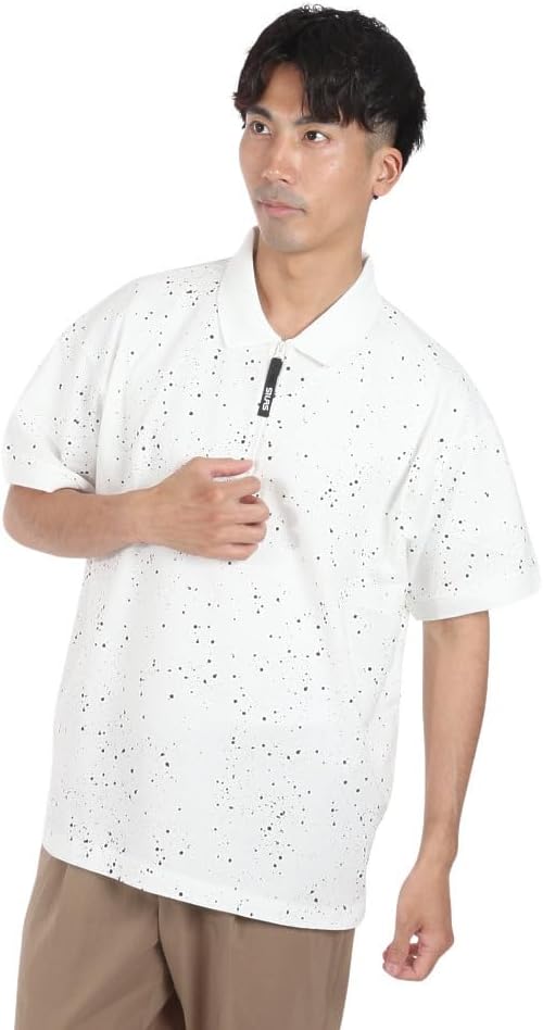 

Мужская повседневная спортивная рубашка-поло Cyrus Silas, белый