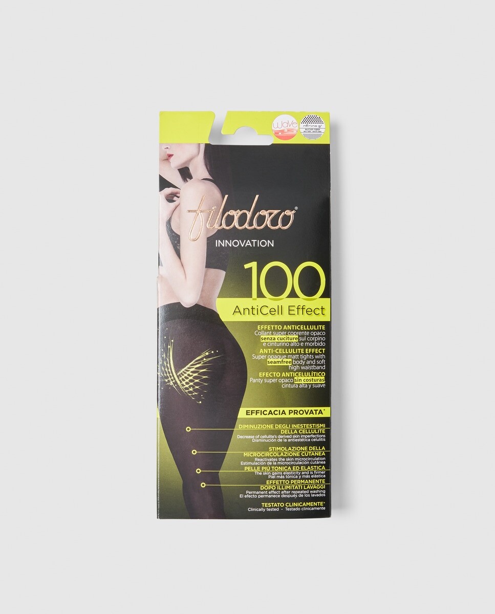 

Суперпрозрачные колготки плотностью 100 ден Filodoro, черный