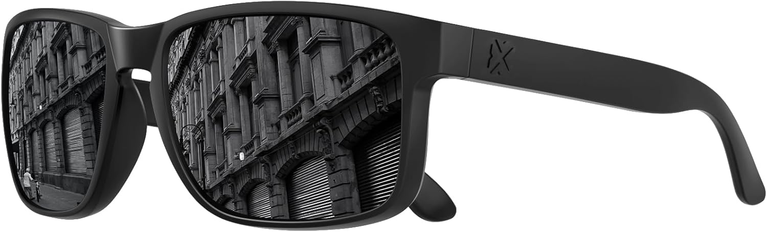 

Поляризованные солнцезащитные очки MAXJULI для мужчин и женщин, защита от УФ-излучения UV400, идеально подходят для вождения, езды на велосипеде и бега. Модель 8120, Black Frame Gray Lens