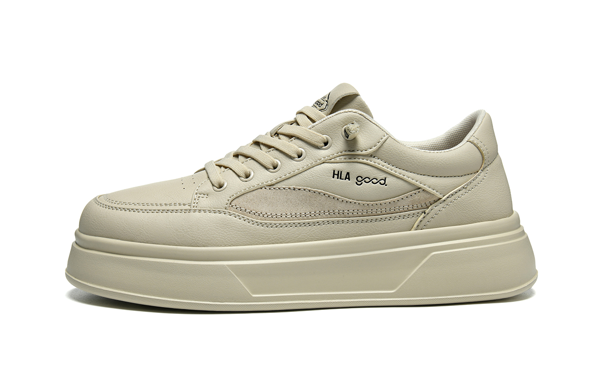 

Мужские скейтерские кроссовки Low top, белый, черный HLA, бежевый