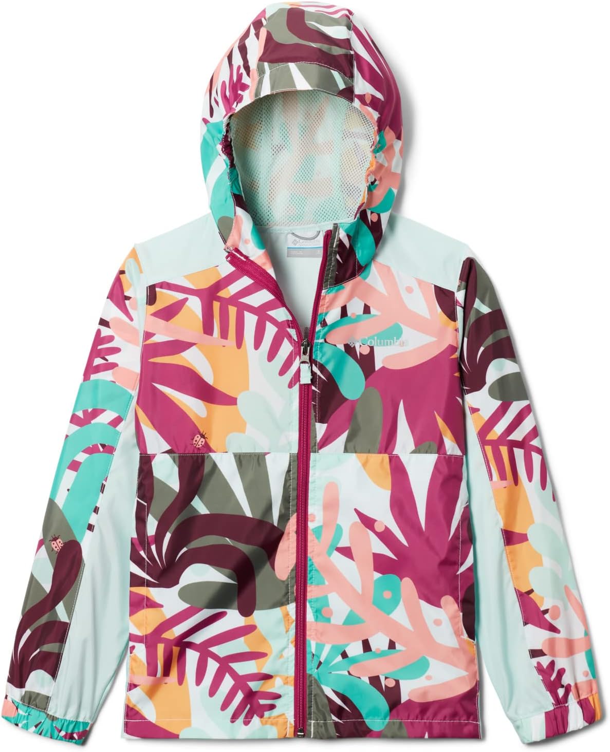 

Columbia Kids' Glennaker Springs куртка, White In The Leaves/Icy Morn