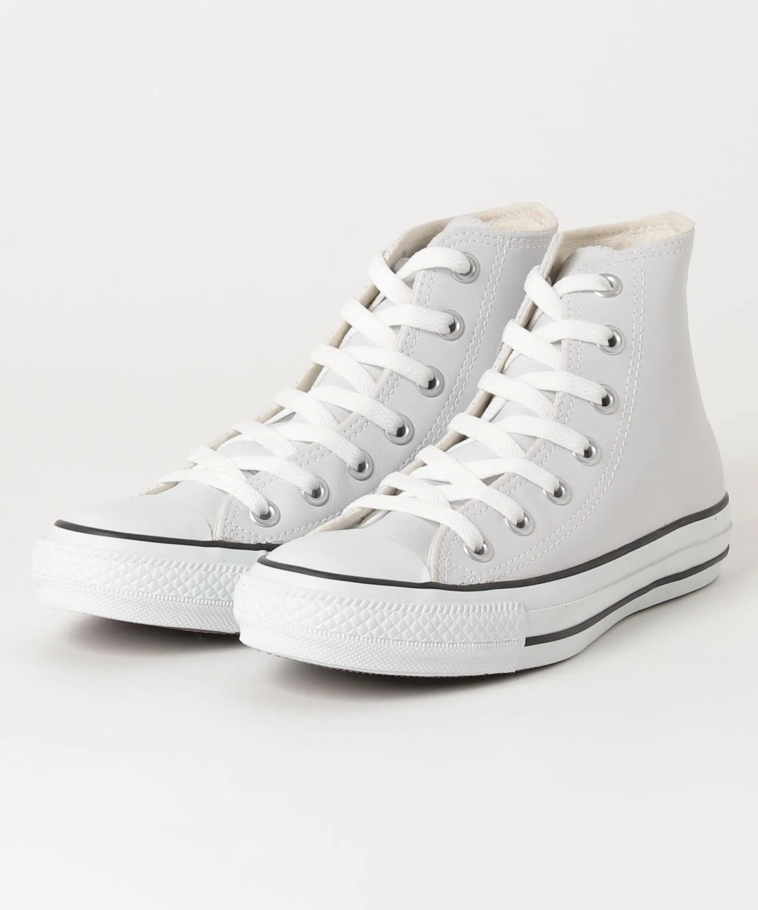Унисекс кожаные кроссовки Converse All Star Hi белые