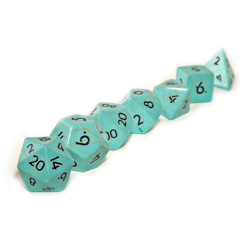 

Игровые кубики Green Turqouise Level Up Dice