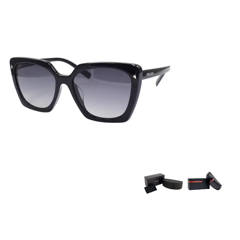 

PRADA Квадратные солнцезащитные очки женские черные, Black