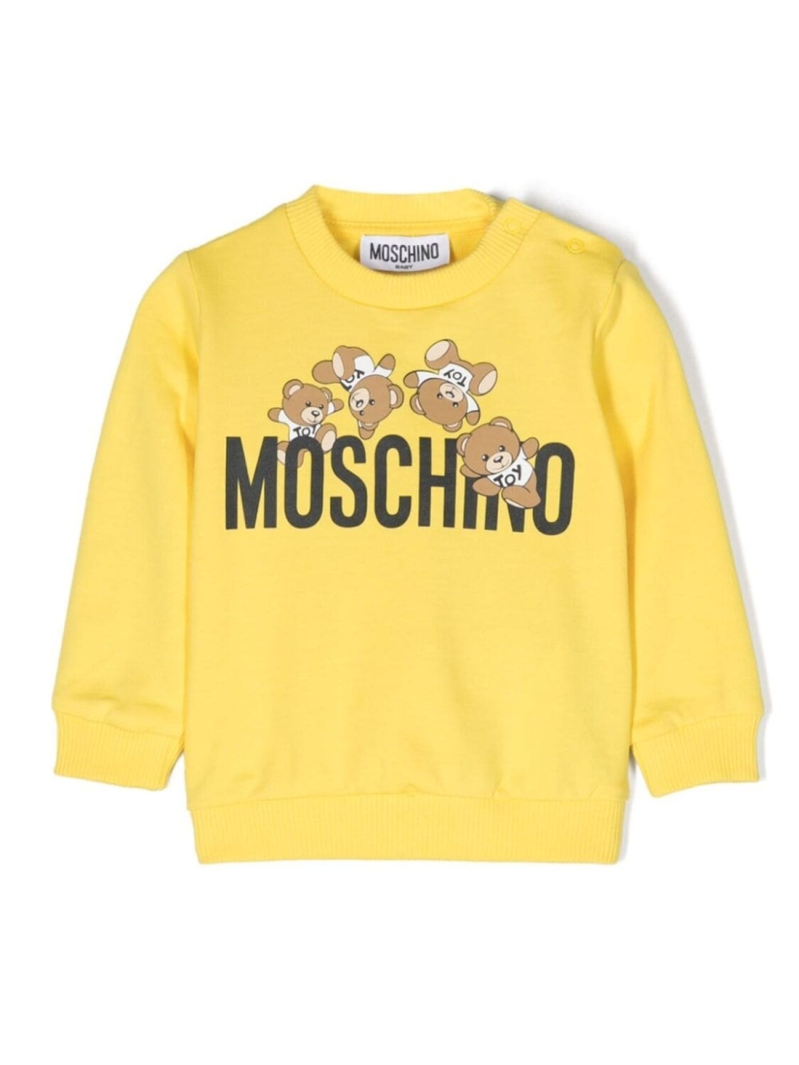 

Moschino Kids толстовка с принтом Teddy Bear, желтый