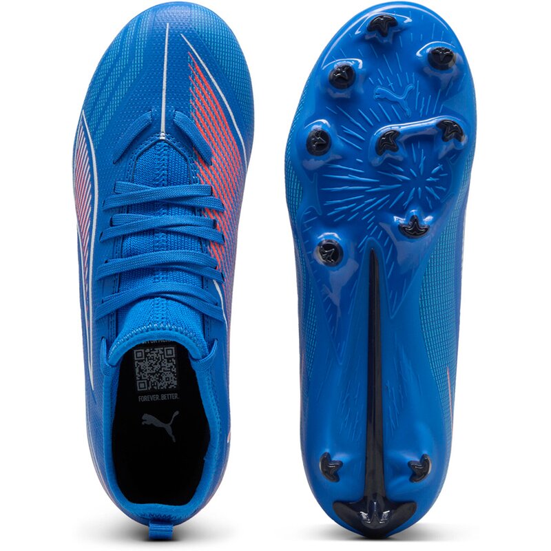 Футбольные бутсы для газона Ultra 6 Match FG/AG JR Puma, белый — фото 2
