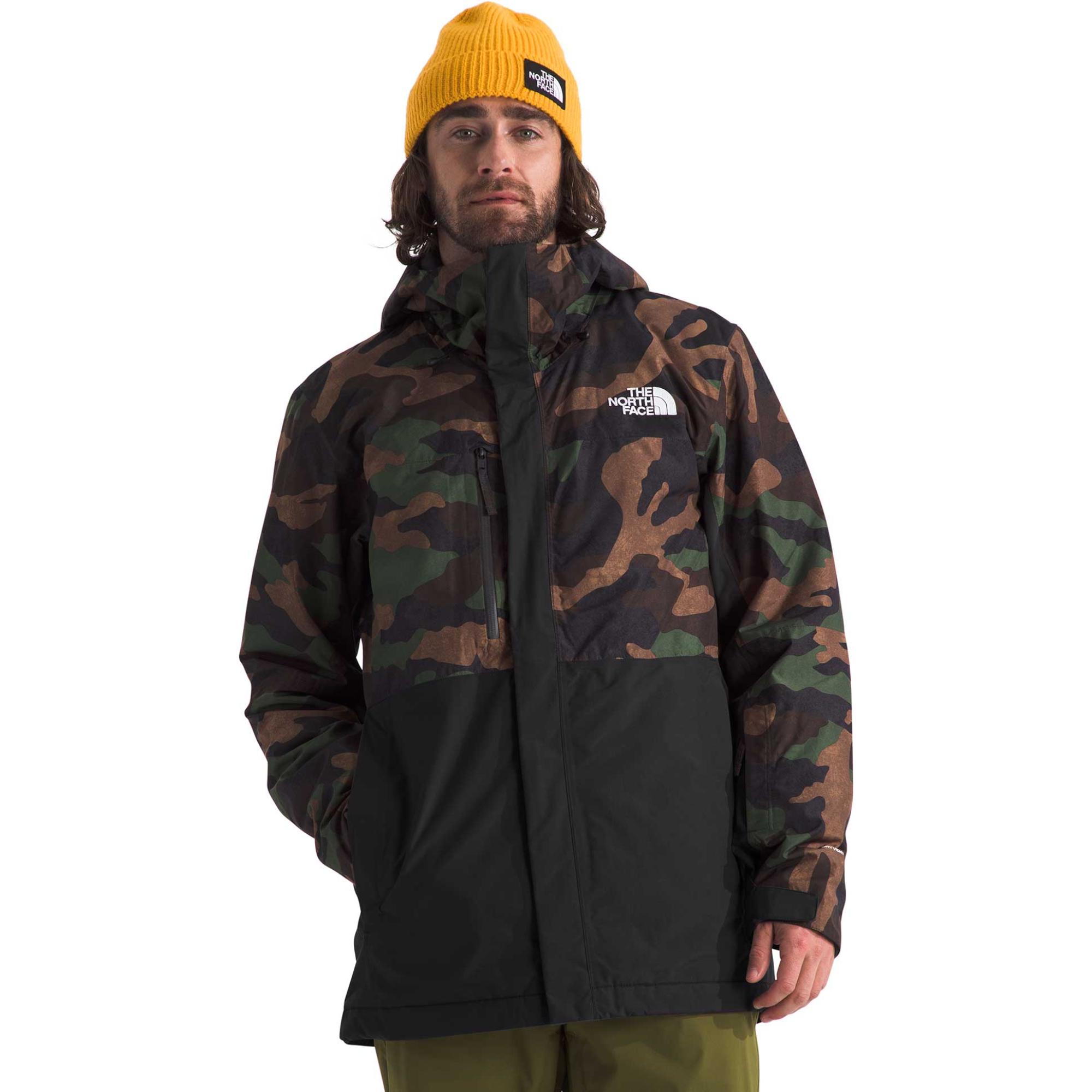 

Мужская утепленная зимняя куртка Freedom The North Face, TNF Black Camo/Asphalt Grey