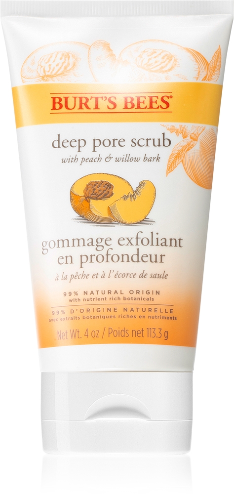 

Скраб для глубокого очищения с персиком и корой ивы Burt’S Bees, 113,3 гр
