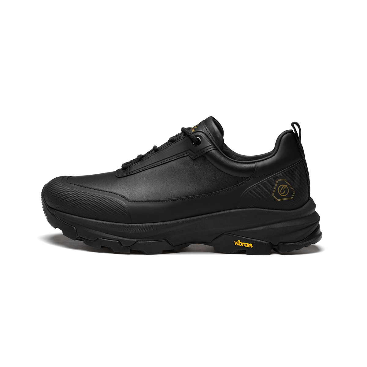 

J.BENATO Кроссовки мужские Casual низкие термоустойчивые износостойкие из кожи коровы Black