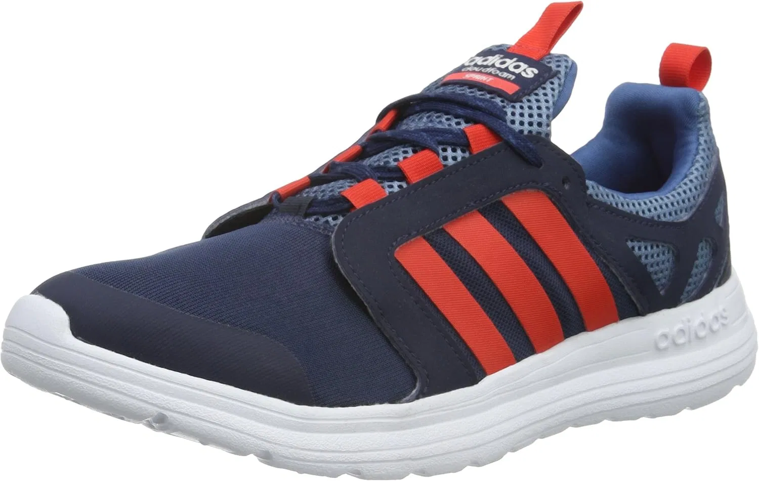 Мужские кроссовки Adidas Cloudfoam Sprint, Red White Maruni Rojbri Ftwbla
