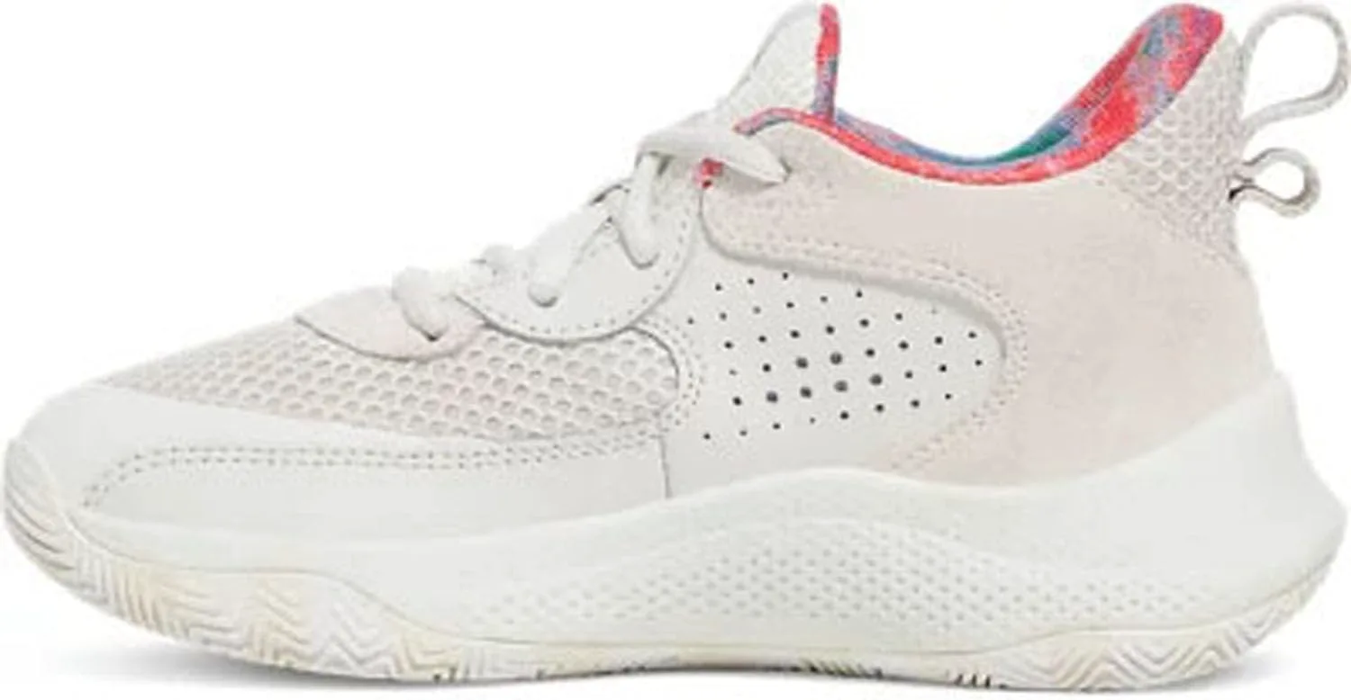 Under Armour Unisex-Child Pre School Curry 3z 24 Suede, белый