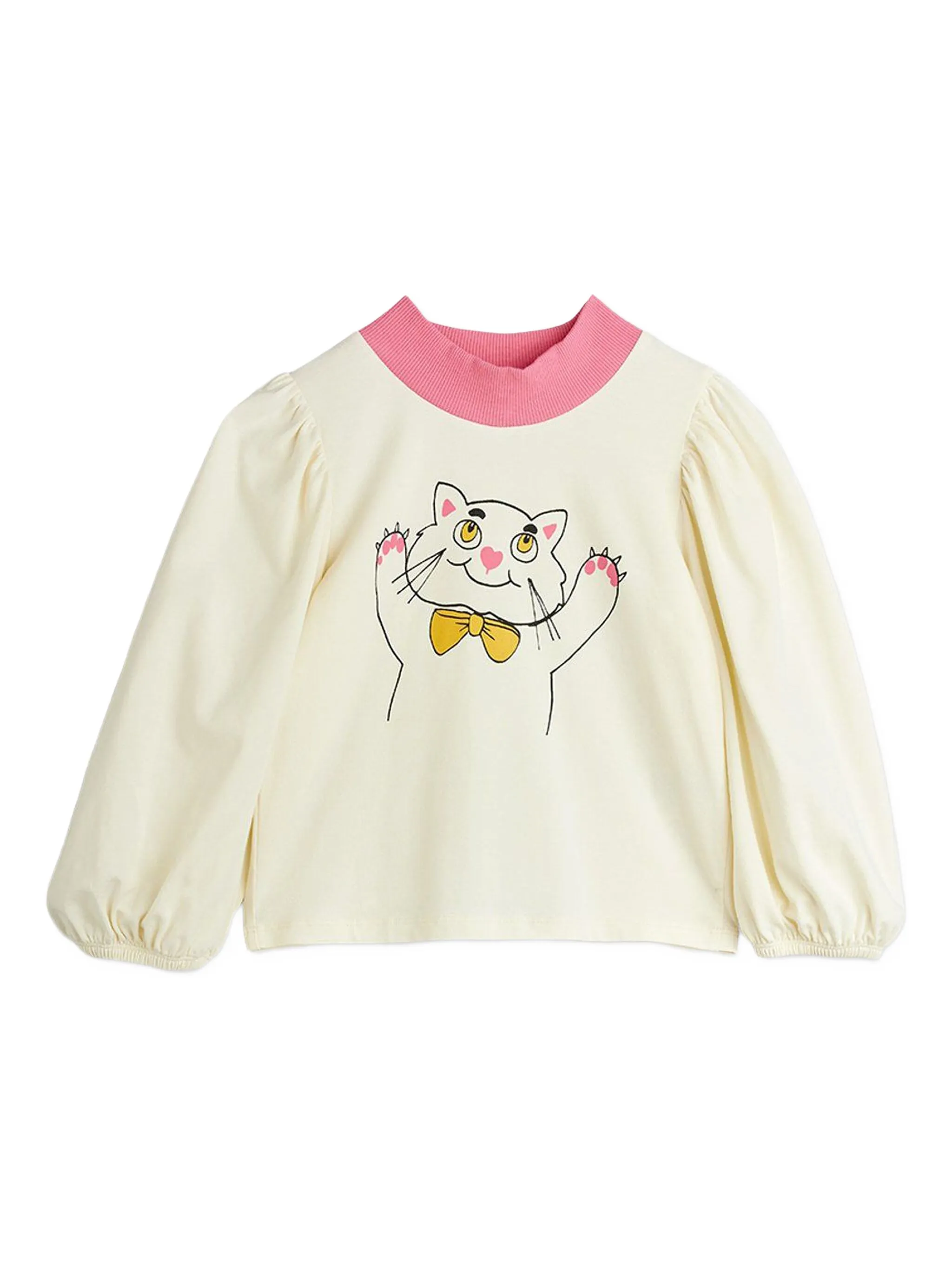 

Топ с объемными рукавами Mini Rodini, белый