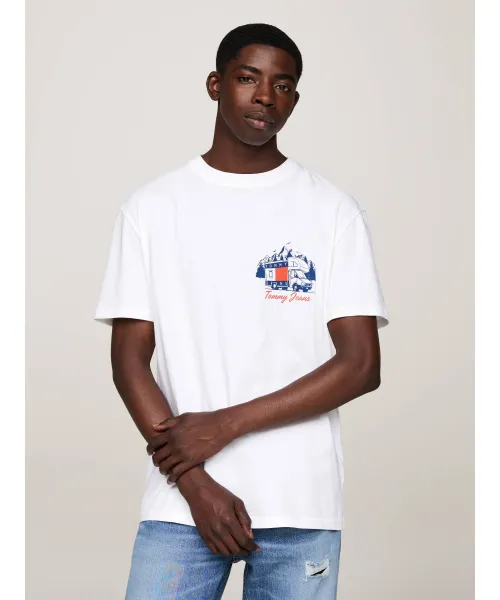 

Футболка Regular fit Tommy Jeans, белый