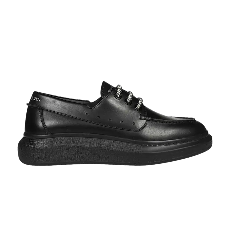 

Кроссовки Alexander McQueen Alexander McQueen Oversized Boat Sneaker 'Black', черный